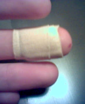 Shredded Middle Finger