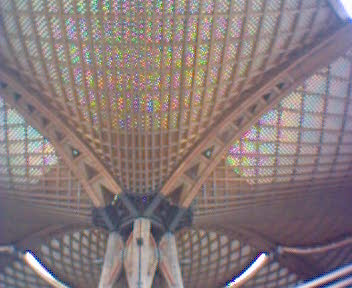 The wooden roof (from the EXPO2000)